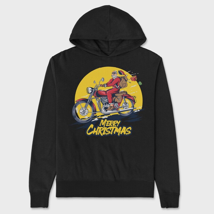 Santas Ride, Hanorac Oversize Barbati (Unisex)