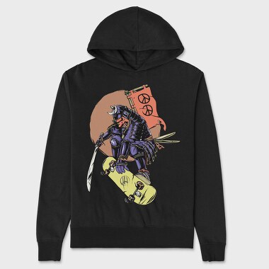 Skate Samurai, Hanorac Oversize Barbati (Unisex)