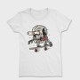 Skateboarding Skull 1, Tricou Femei