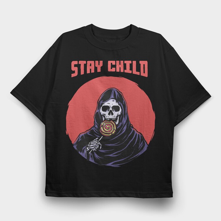 Staychild, Tricou Oversize Barbati (Unisex)