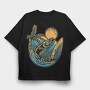 Surfing Marlin Paradise, Tricou Oversize Barbati (Unisex)