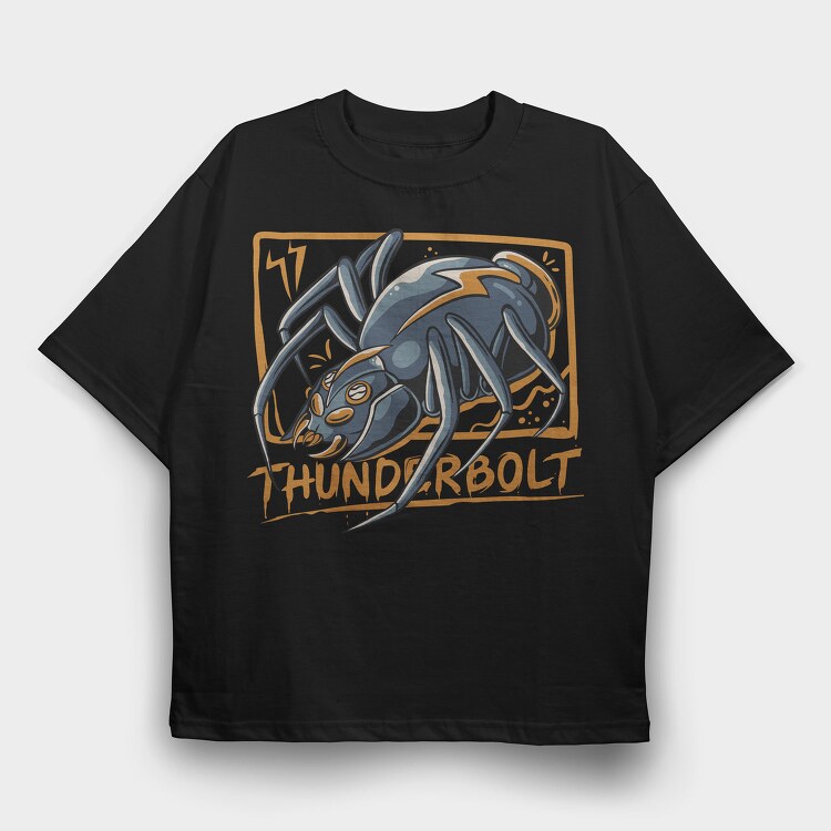 Thunder Ant Bolt, Tricou Oversize Barbati (Unisex)