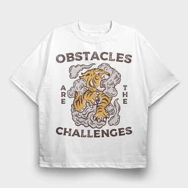 Tiger Smoke Challenges, Tricou Oversize Barbati (Unisex)
