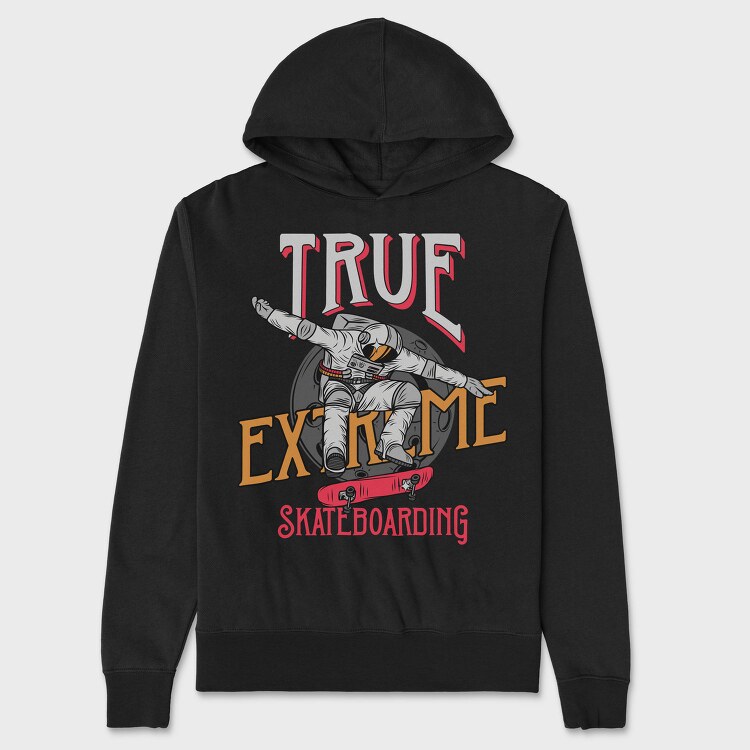 True Extreme Skateboarding, Hanorac Oversize Barbati (Unisex)