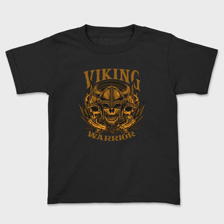 Viking Warrior Skull, Tricou Copii
