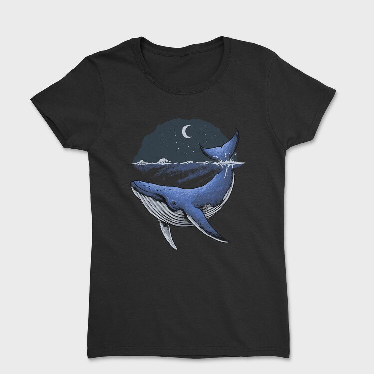 Whale Moon Night, Tricou Femei