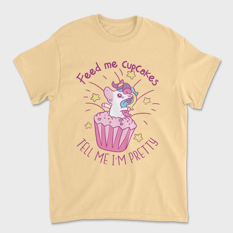 Unicorn Cupcake, Tricou Barbati (Unisex)