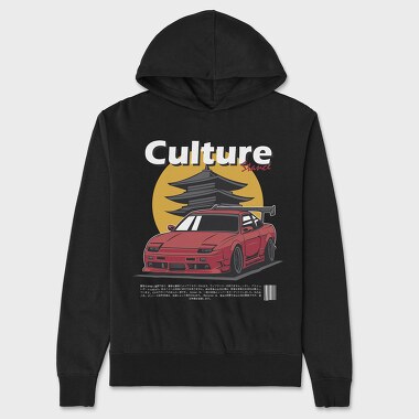 Culture Japan Car, Hanorac Oversize Barbati (Unisex)