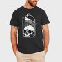 Raven Moon Skull, Tricou Barbati (Unisex)