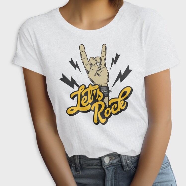 Rock On Hand Sign, Tricou Femei