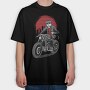 Cat Rider, Tricou Oversize Barbati (Unisex)