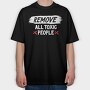 Remove Red Cross, Tricou Oversize Barbati (Unisex)