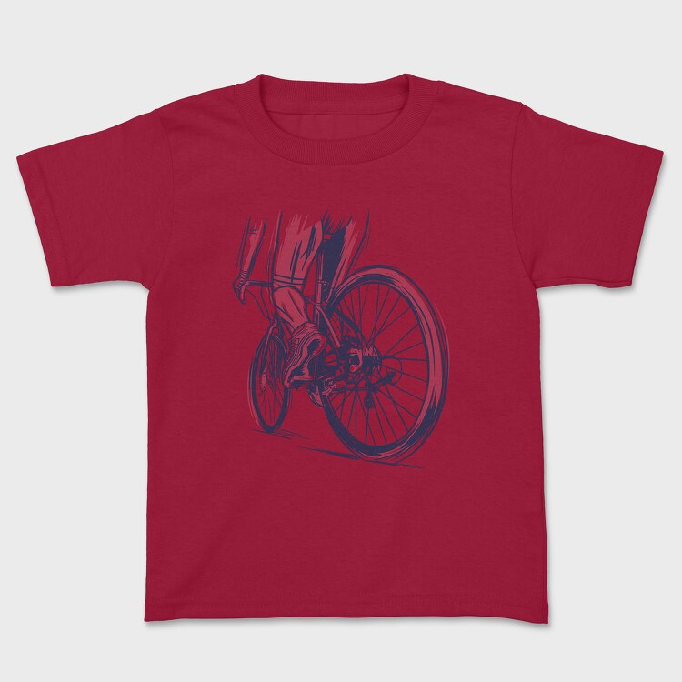 Muscular Cyclist, Tricou Copii