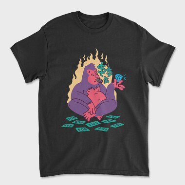 Tricou Barbati (Unisex), Pimp Gorilla