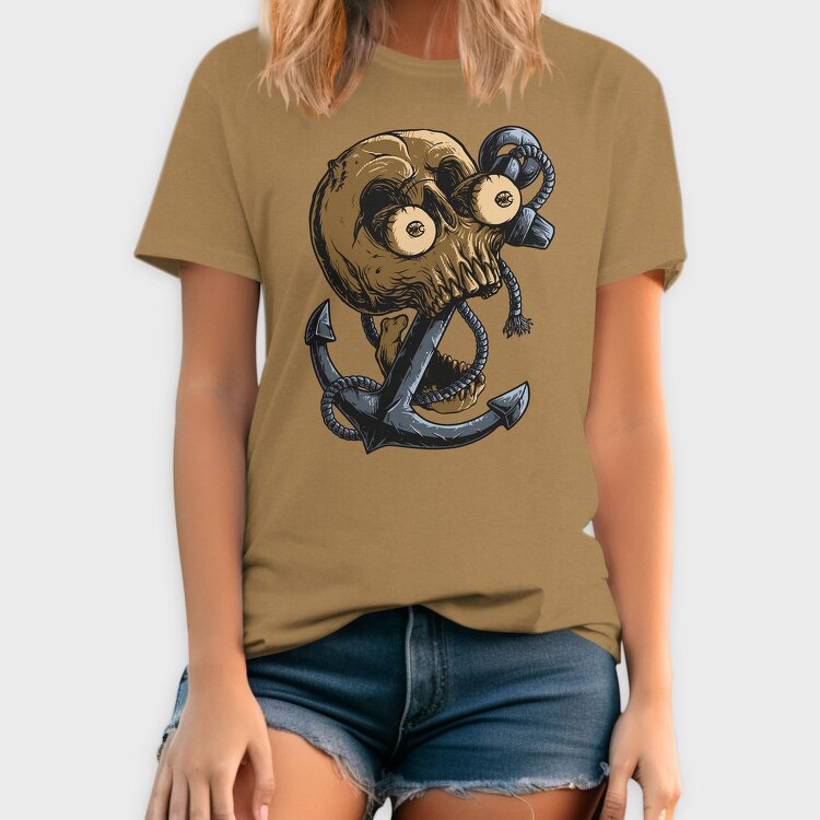 Skull Anchor, Tricou Barbati (Unisex)