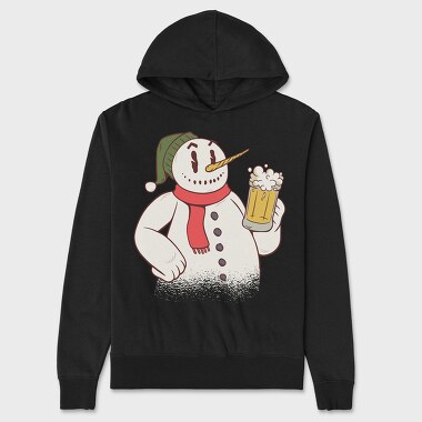 Hanorac Barbati (Unisex), Snowman Beer