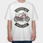 Choppers Ride Garage, Tricou Oversize Barbati (Unisex)