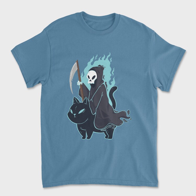 Reaper And Cat, Tricou Barbati (Unisex)