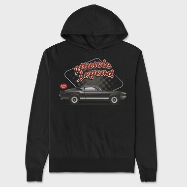 ford mustang, Hanorac Oversize Barbati (Unisex)