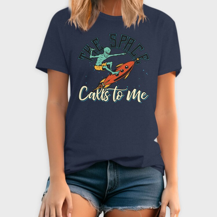 Alien Space Call Me, Tricou Barbati (Unisex)