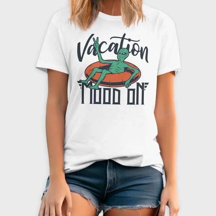 Alien Vacation Float, Tricou Barbati (Unisex)