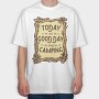 Good Day Camping, Tricou Oversize Barbati (Unisex)
