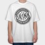 Good People Drink Whiskey, Tricou Oversize Barbati (Unisex)