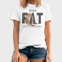 Stay Cat Lazy Fat Happy, Tricou Barbati (Unisex)