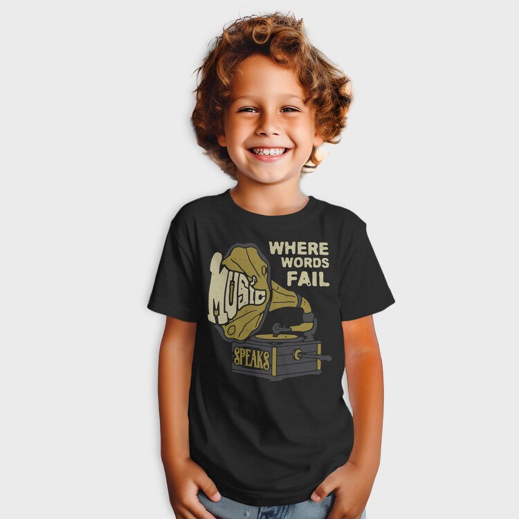 Gramophone Words Fail, Tricou Copii