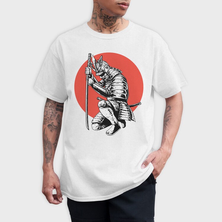 Samurai Warrior, Tricou Barbati (Unisex)