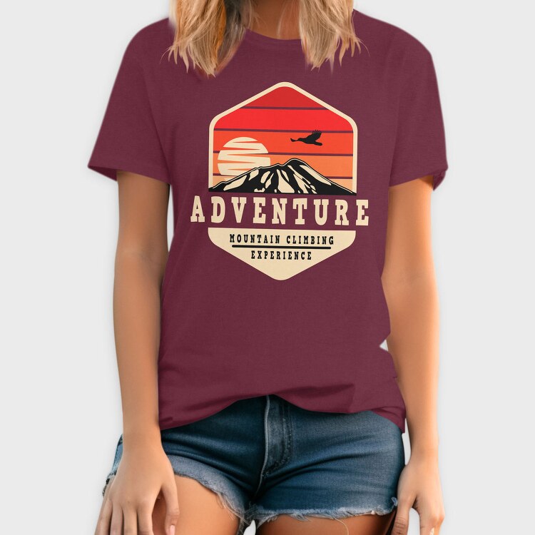 Mountain Adventure Climb, Tricou Barbati (Unisex)