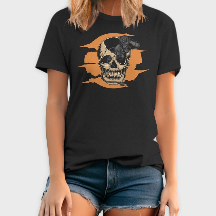 Skull Gaming Controller, Tricou Barbati (Unisex)