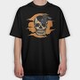 Skull Gaming Controller, Tricou Oversize Barbati (Unisex)