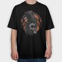 Skull Hammer Roar, Tricou Oversize Barbati (Unisex)