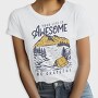 Awesome Camping Vibes, Tricou Femei