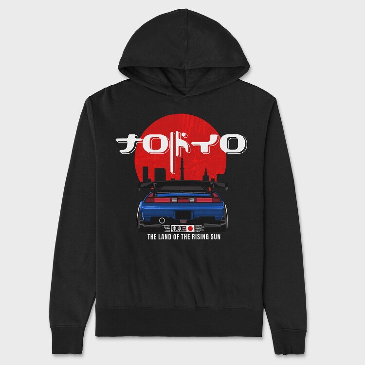 Japan Jdm Car, Hanorac Oversize Barbati (Unisex)