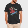 Santa Skateboarding, Tricou Barbati (Unisex)