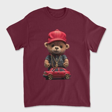 Car Teddy Bear, Tricou Barbati (Unisex)