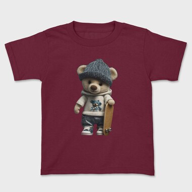 Skate Teddy Bear, Tricou Copii