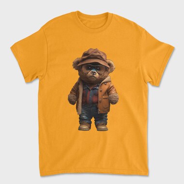 Vintage Teddy Bear, Tricou Barbati (Unisex)