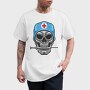 Skull Nurse Syringe, Tricou Barbati (Unisex)