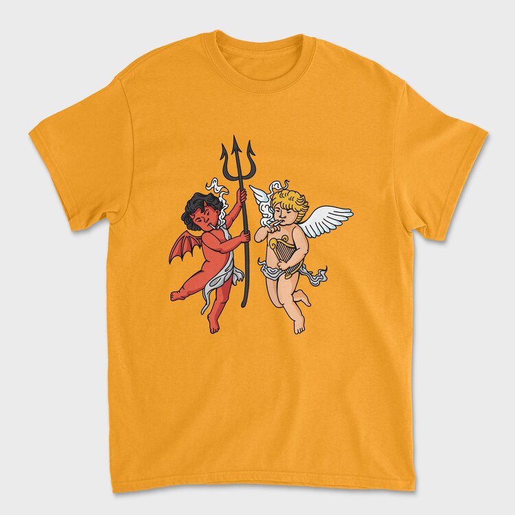 Demond Angel Smoking, Tricou Barbati (Unisex)