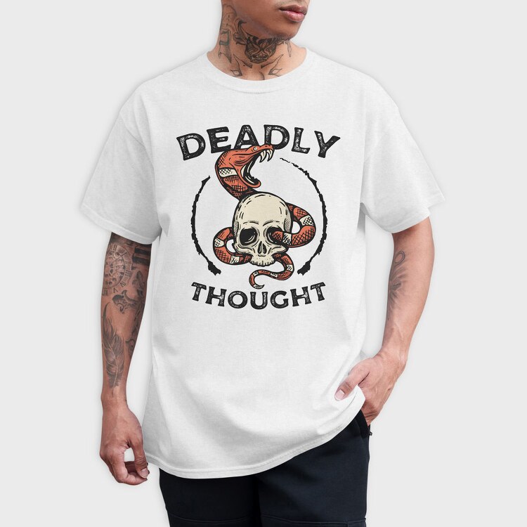Deadly Snake Thought, Tricou Barbati (Unisex)
