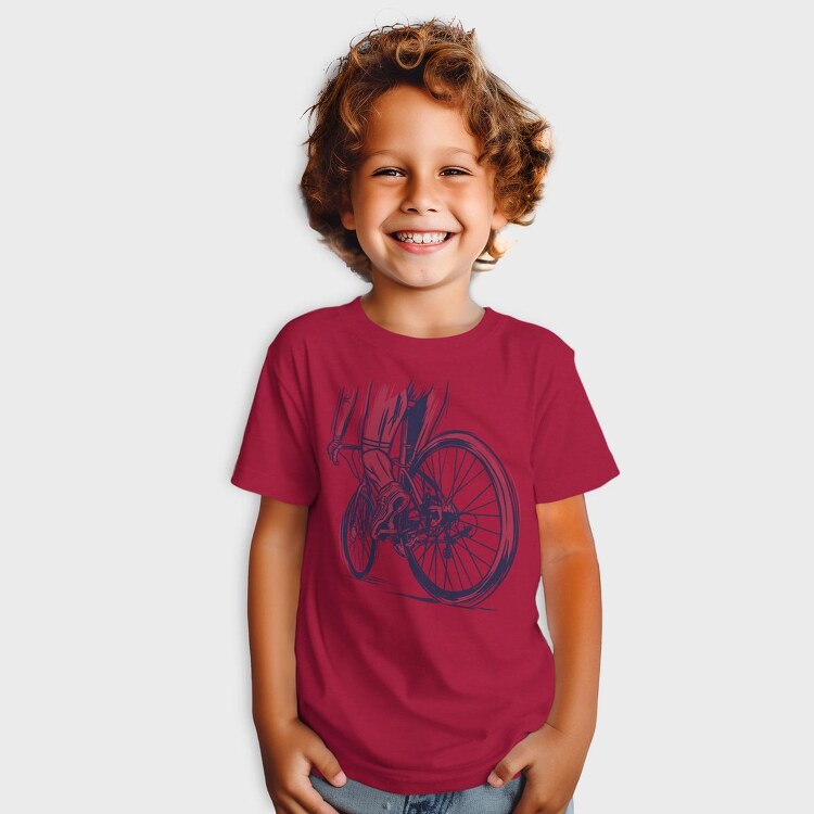 Muscular Cyclist, Tricou Copii