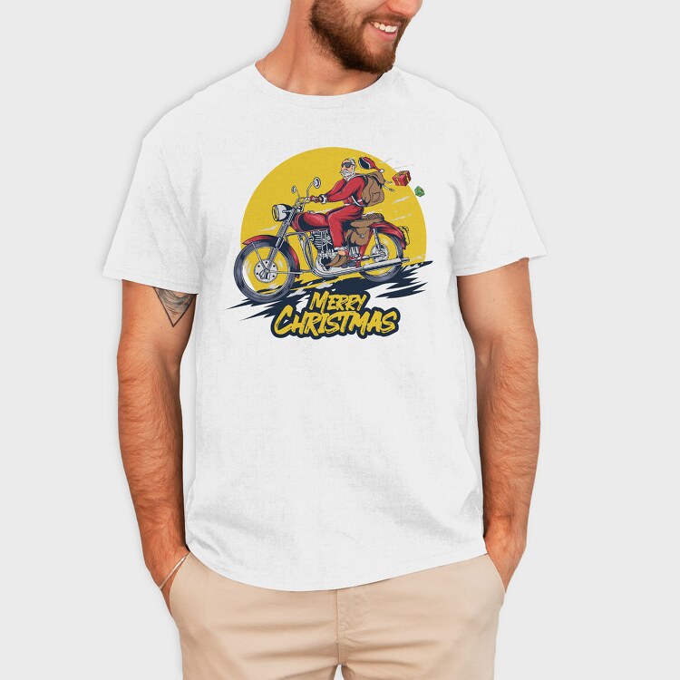Santas Ride, Tricou Barbati (Unisex)