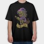 Halloween Witch Broom, Tricou Oversize Barbati (Unisex)