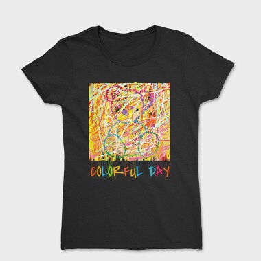 Colorful Day Teddy Bear, Tricou Femei