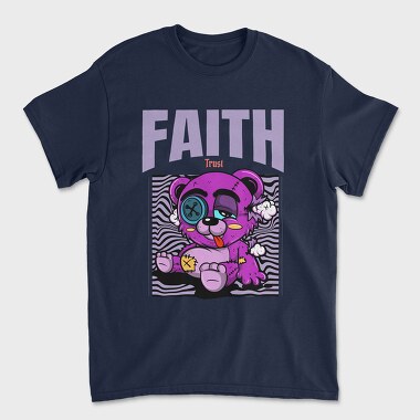 Faith Bear, Tricou Barbati (Unisex)