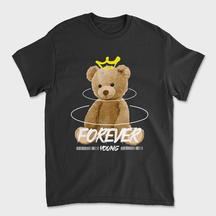 Forever Young Bear, Tricou Barbati (Unisex)