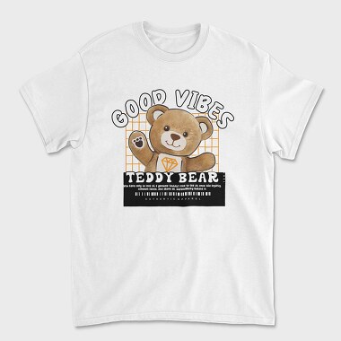 Good Vibes Bear, Tricou Barbati (Unisex)